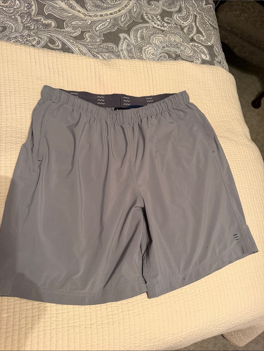 Free Fly Apparel Men’s Athletic Shorts — Gray